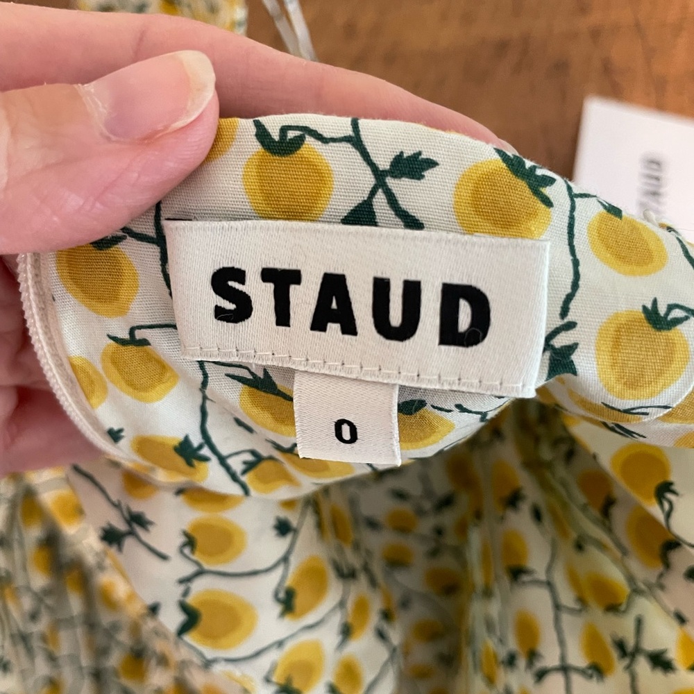 Staud Dena Dress, golden vine - Picture 9 of 11